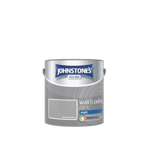 Johnstone's Johnstones Wall & Ceiling Matt Emulsion Paint 2.5l Summer Storm
