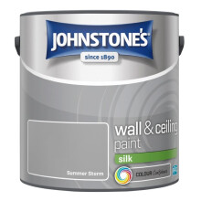 Johnstones Wall & Ceiling Silk Emulsion Paint 2.5l Summer Storm