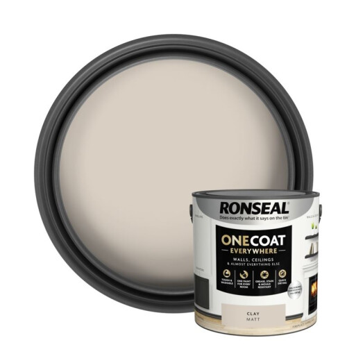 Ronseal (Clay) Ronseal One Coat Everywhere Matt Paint 2.5L