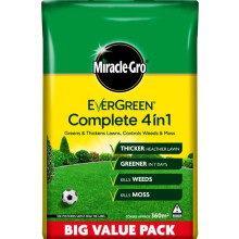 Evergreen Complete 4 in 1 Lawn Feed, Weed & Moss Watersmart 360m2 (015012)