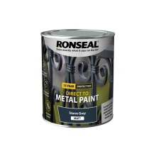 Ronseal Direct to Metal Paint Storm Grey Matt 750ml 39209