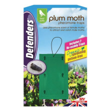 Defenders Plum Maggot Pheromone Trap - Twinpack, Refillable, Re-usable for Bumper Crops of Plums, Damsons, and