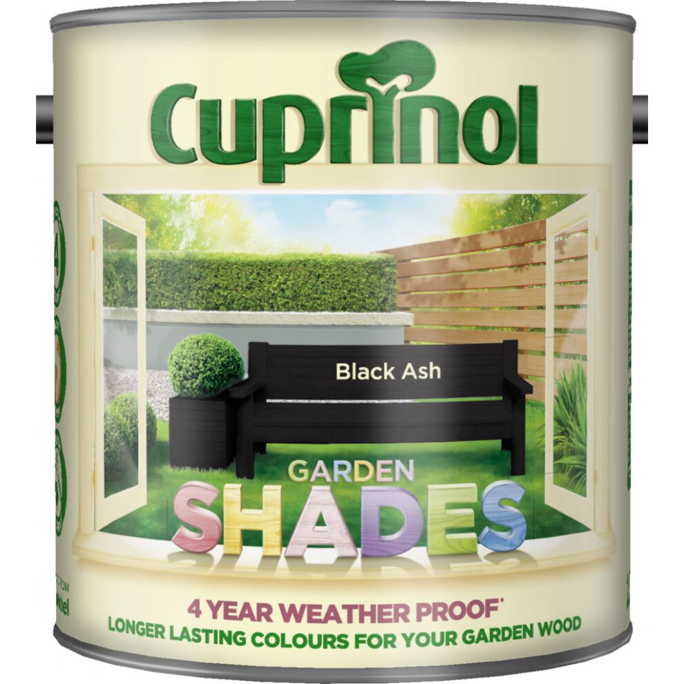 Cuprinol 5083469 Garden Shades Black Ash 2.5 Litre