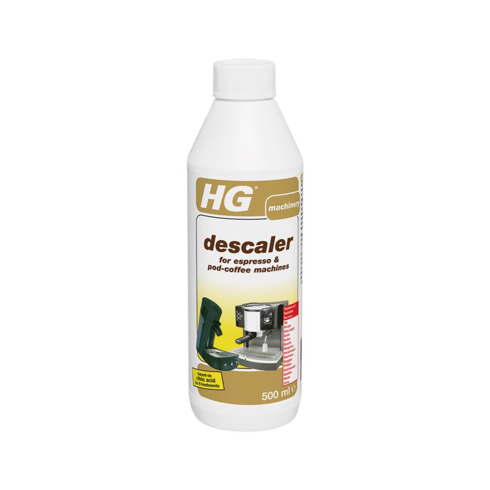 Hg Espresso/ Pod Coffe Machine Descaler 0.5L