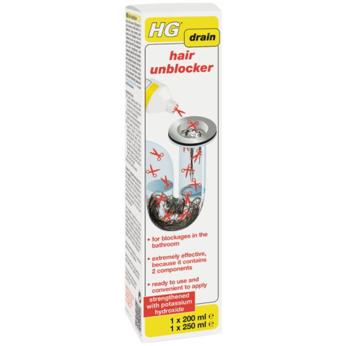 HG HG Drain and Plug Hair Unblocker 450ml