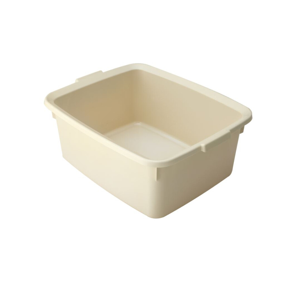 Addis 12L Rectangular Laundry Bowl - Linen Star Litre 12 5 Rect - Bowl Linen Star Litre 12 5 Rect Rectangular 12L