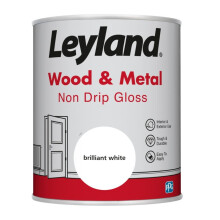 Leyland Wood & Metal Paint Non Drip Gloss White 750ml