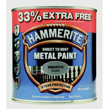 Direct To Rust Metal Paint - Smooth Silver - 750ml +33% EF