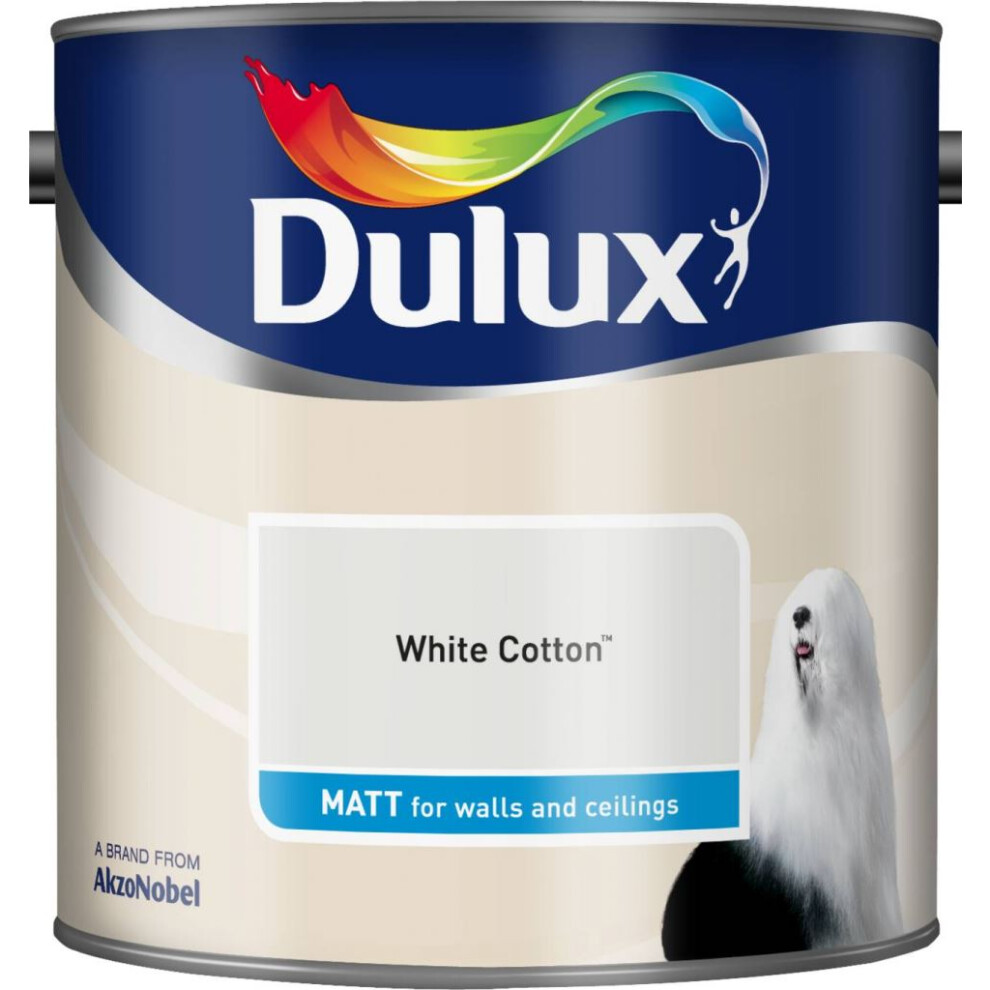 Dulux White Cotton Matt 2.5L