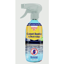 Carpet Beetle Moth Killer Spray Antibacterial Ready Use 500ml