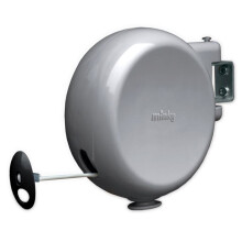 Minky Retractable Reel Outdoor Gardens Single Clothes Washing Line-15m