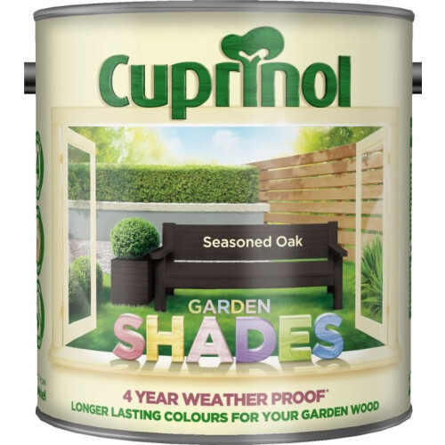 Cuprinol 5092608 Garden Shades Seasoned Oak 2.5 Litre