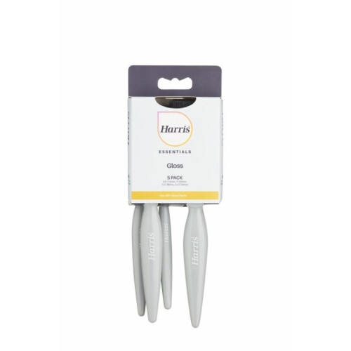 Harris Harris Essentials Gloss Paint Brush Set Pack 5 [101021005] 2