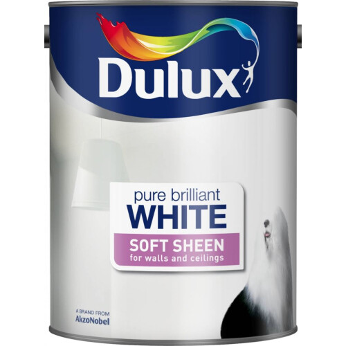 Dulux Dulux Soft Sheen Pure Brilliant White 5L