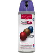 Plasti-Kote PKT22116 Twist & Spray Satin Sumptuous Purple 400ml