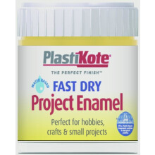 Plasti-Kote PKTB12W Fast Dry Enamel Paint B12 Bottle Buttercup Yellow 59ml