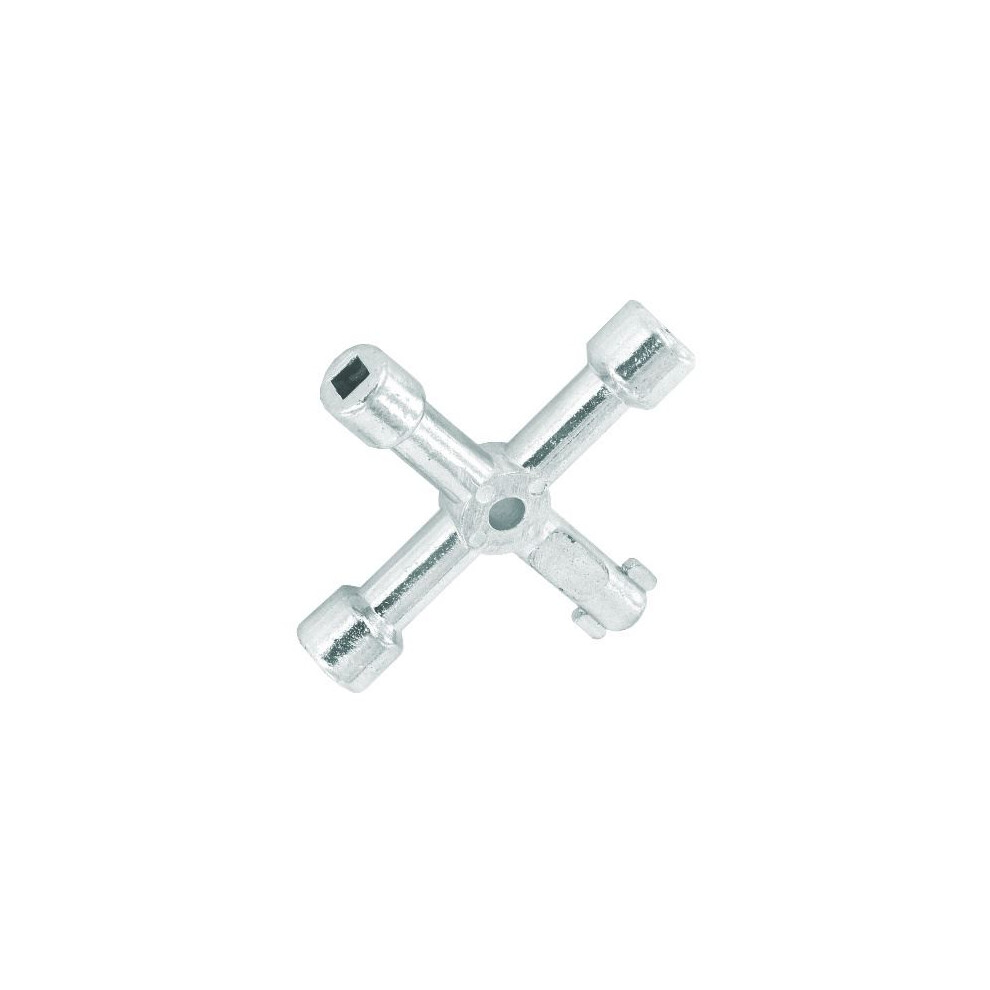 Securit S6847 4 Way Utility Key Zinc Plated Pack Of 1