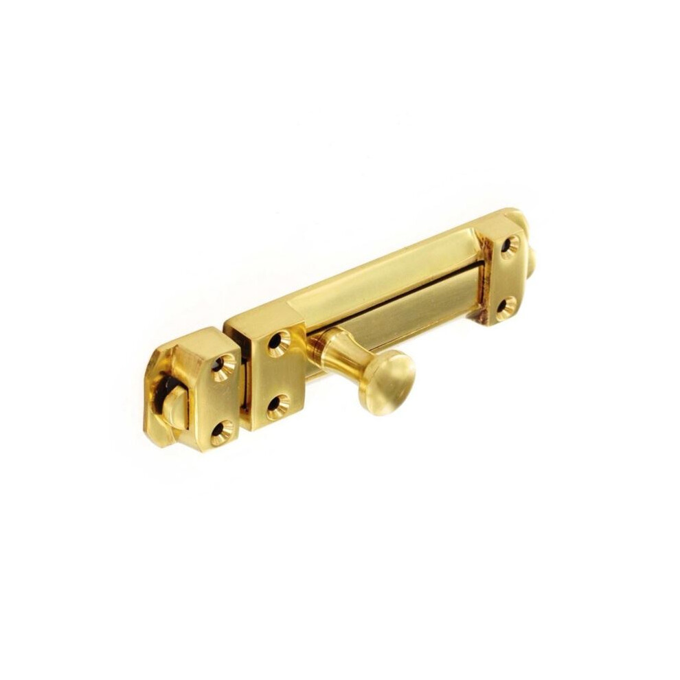 Securit - Brass Door Bolt Heavy - 100Mm 5019923125382