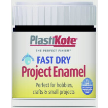 Plasti-Kote PKTB1W Fast Dry Enamel Paint B1 Bottle Black Gloss 59ml