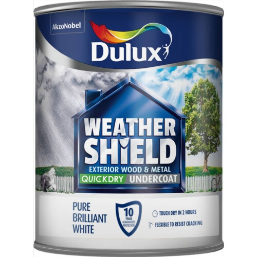 Dulux Dulux Weathershield Quick Dry Flex Undercoat White 750ml