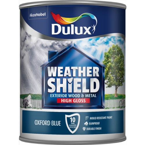 Dulux Dulux Weathershield Exterior Gloss Oxford Blue 750ml