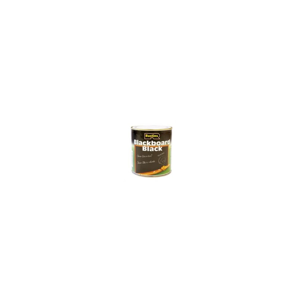 Rustins BLAB500 Quick Dry Blackboard Black 500ml
