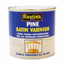 Rustins - Polyurethane Satin Varnish 250ml - Pine