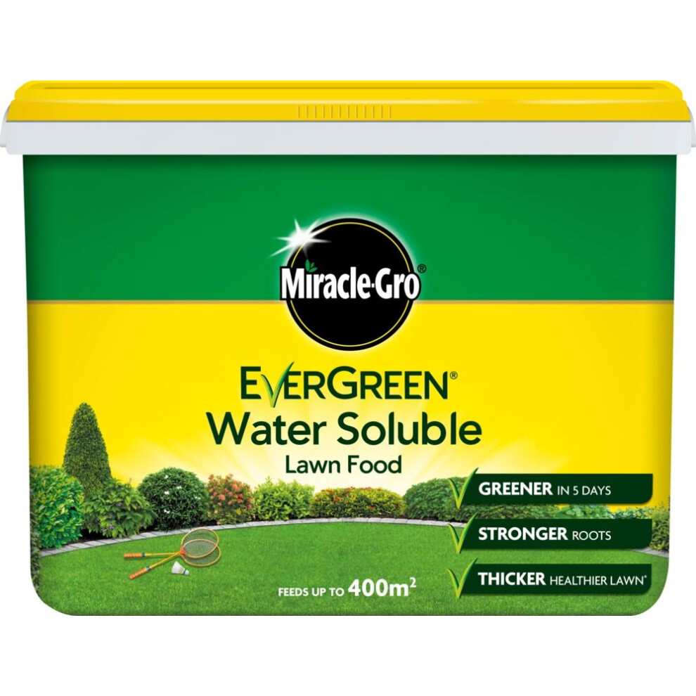 Miracle Gro Lawn Feed Tub -  lawn water soluble food tub miraclegro 2kg grass feed