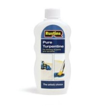 Rustins 5015332570058 Plastic Pure Turpentine - Clear