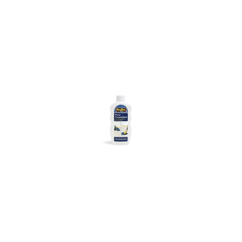 Rustins 5015332570058 Plastic Pure Turpentine - Clear