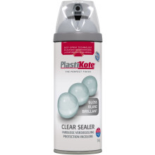 Plasti-kote 24000 400ml Premium Spray Paint Gloss - Clear Acrylic