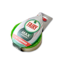 Fairy Teardrop MAX POWER 2 IN 1 Scrubber Washing Up Non-Scratch Sponge 1 Pack NEW from ADDiS