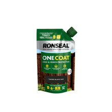 Ronseal Shed Fence Paint Black Oak One Coat Concentrate Pouch 950ml
