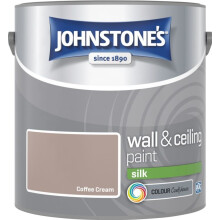 (Coffee Cream, 2.5l) Johnstones Silk Emulsion Paint