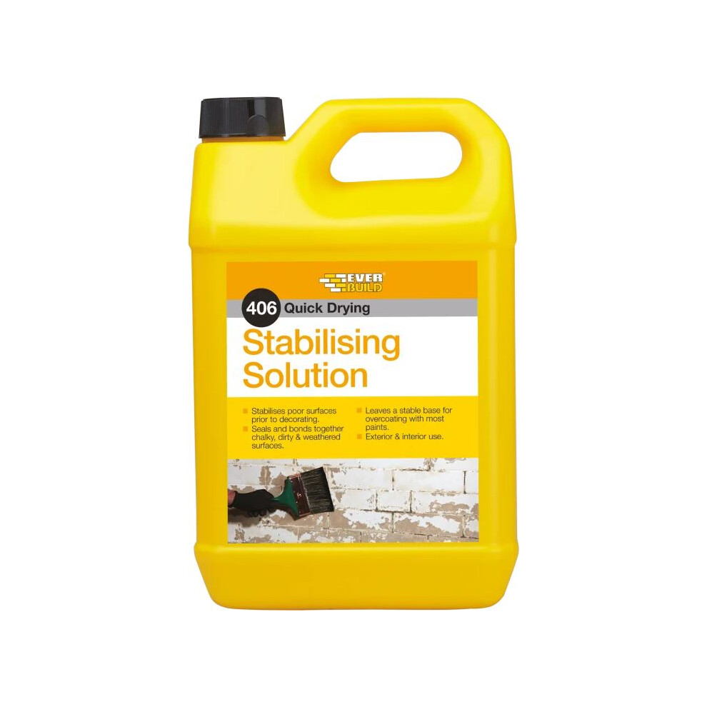 Everbuild 406 Stabilising Solution Quick Drying 5 Litre