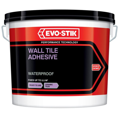 Evo-Stik 30811582 Waterproof Wall Tile Adhesive 1 Litre 2