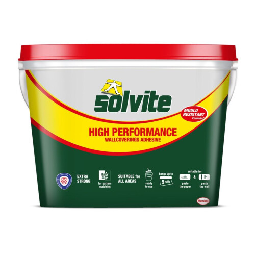 Solvite High Performance Ready Mix Wallcovering Adhesive 5 Roll [1962937]
