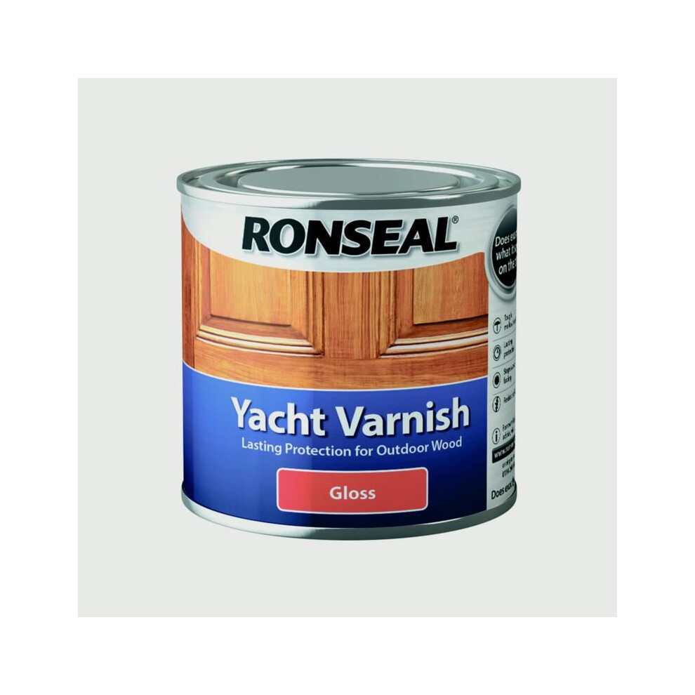 Ronseal Yacht Varnish 250Ml Gloss Clear