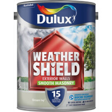 Dulux Weathershield Smooth Masonry Paint 5L Green Ivy