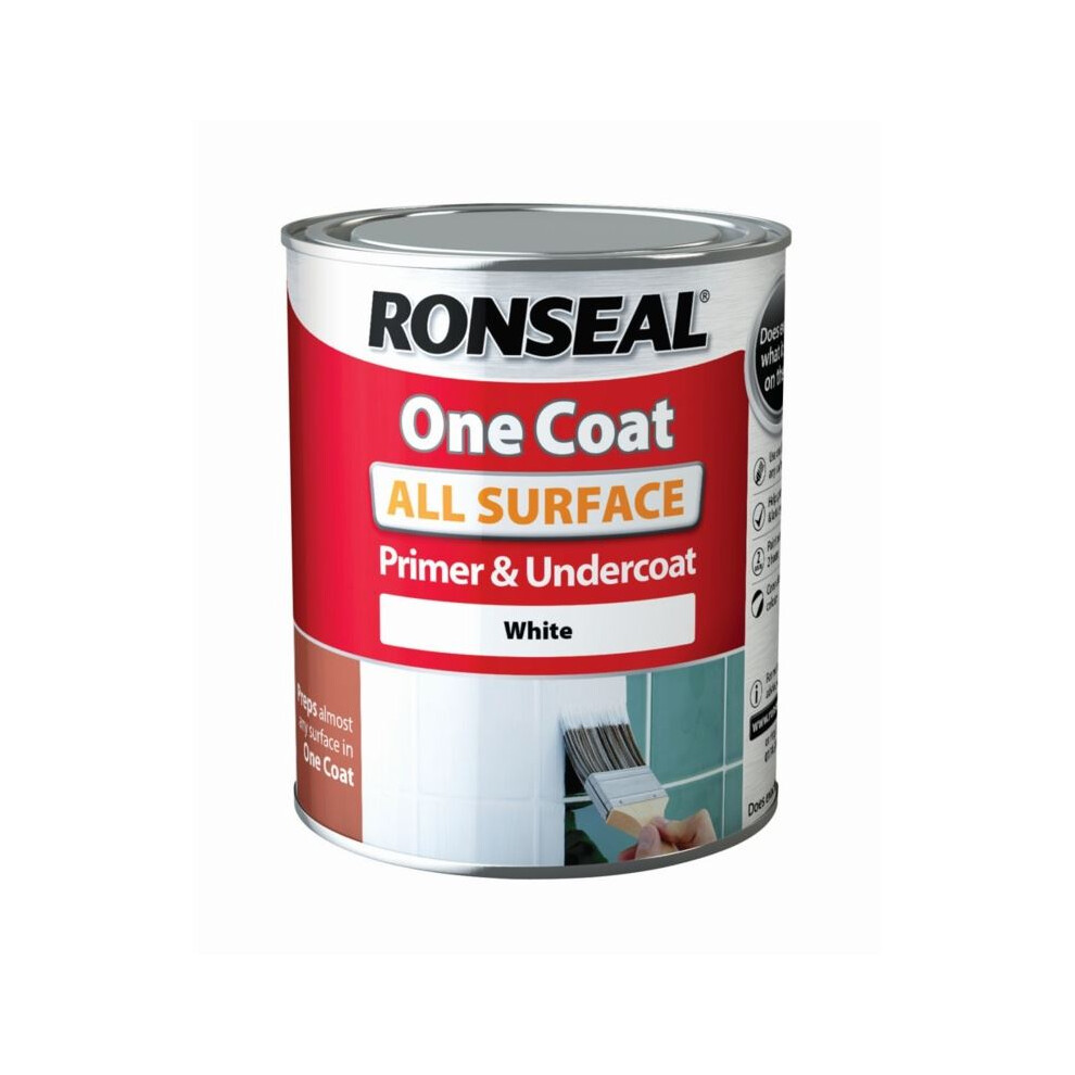 Ronseal All Surface Primer & Undercoat Exterior 750ml - White