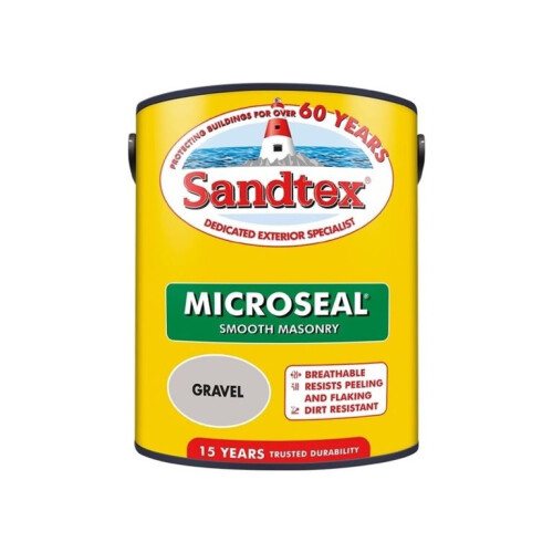 Sandtex Sandtex Microseal Smooth Masonry Gravel 5L 2