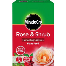Miracle-Gro Rose and Shrub Fast Acting Granules Plant Food Carton, 3 kg