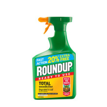 (Total) 1.2L Roundup Fast Action garden Weed Root Killer Spray Ready to Use Weedkiller