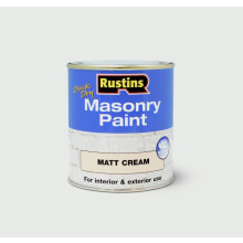 Rustins MASPC250 Quick Dry Masonry Paint Cream 250ml