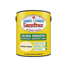 Sandtex Microseal Smooth Masonry Cornish Cream 5L