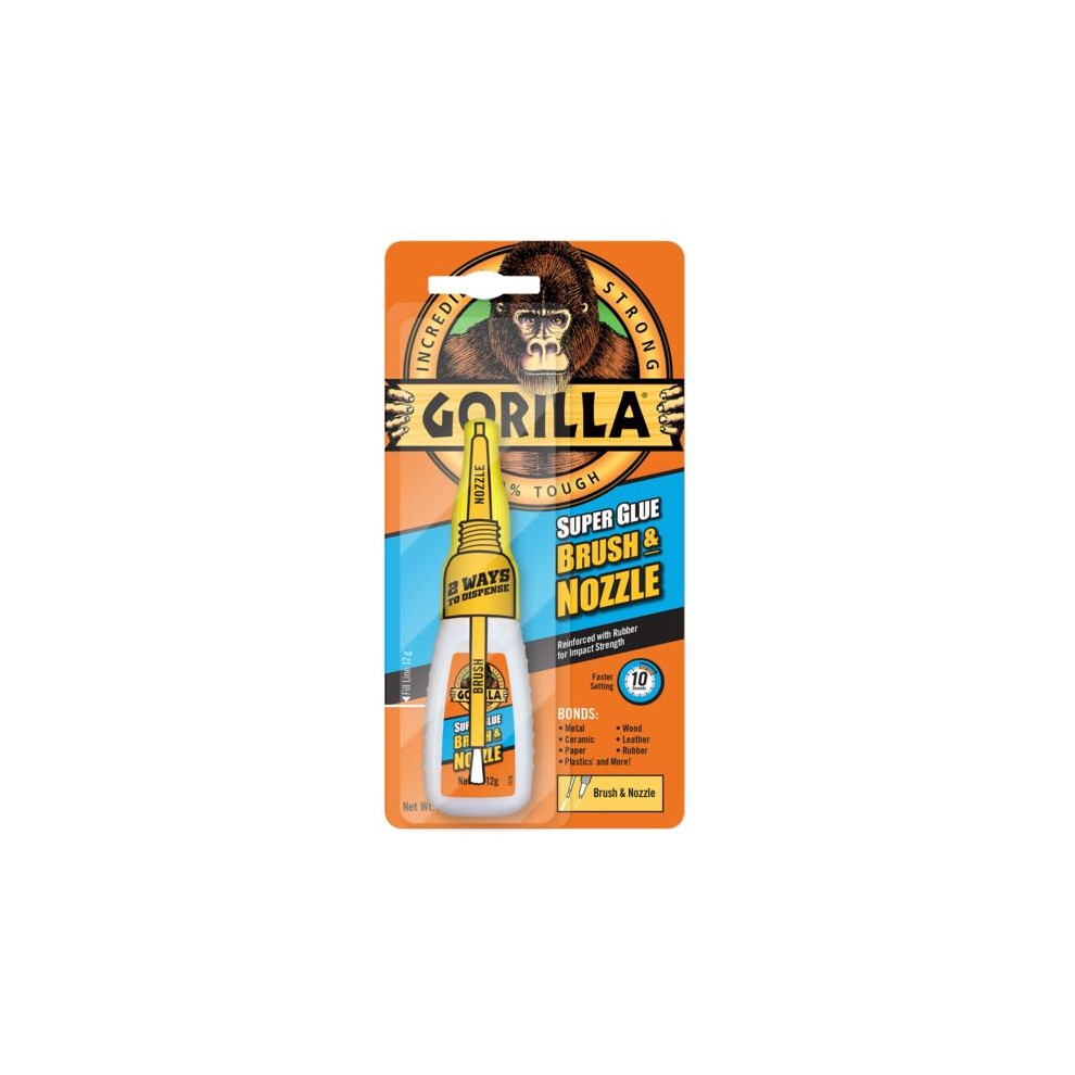 GSG12 Gorilla Superglue Brush & Nozzle, 4044501