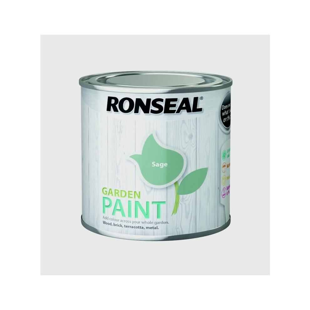 Ronseal 37371 Garden Paint Sage 250ml