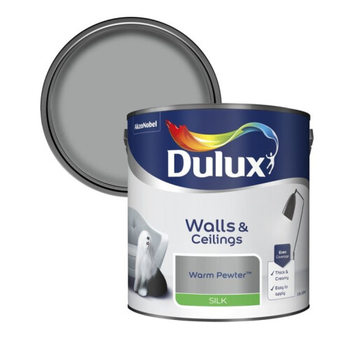 Dulux Dulux Luxurious Silk Warm Pewter 2.5L 1