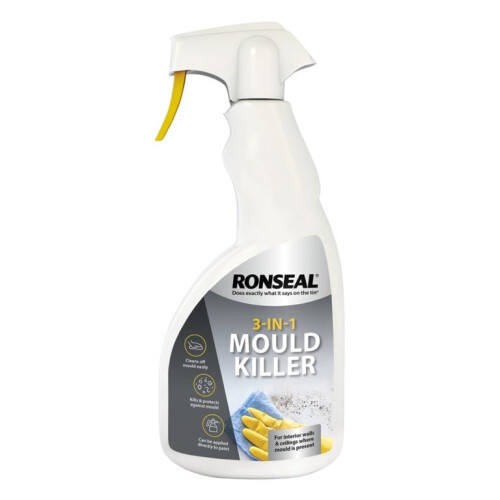 Ronseal Ronseal 36962 3 In 1 Mould Killer Trigger Spray 500ml 1