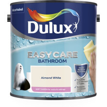 Dulux Easycare Bathroom Plus Soft Sheen Paint, Almond White, 2.5 Litre